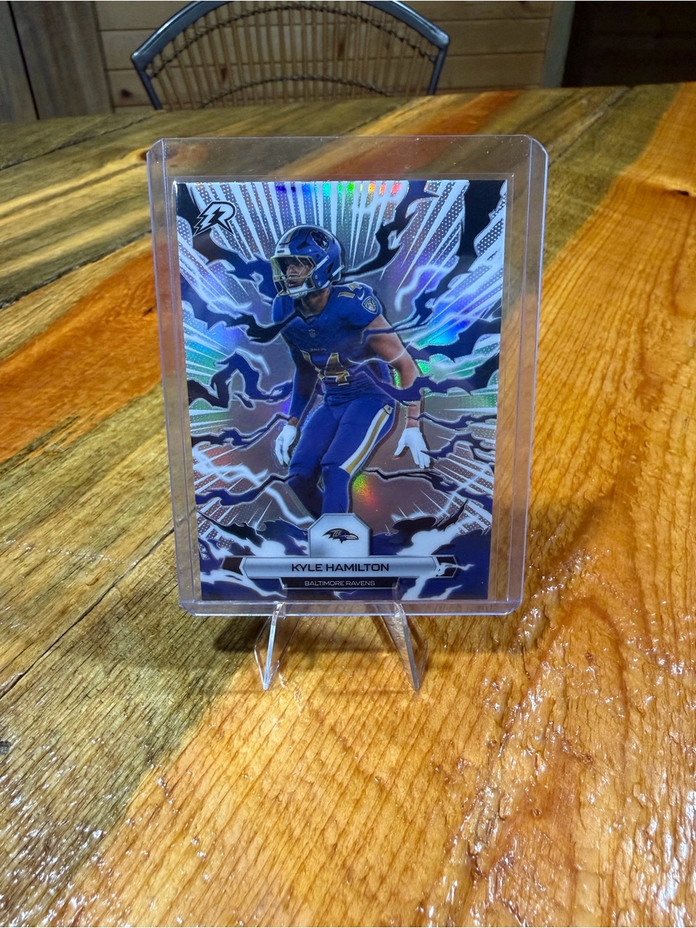 Topps Resurgence Kyle Hamilton Baltimore Ravens Refractor Card #9
